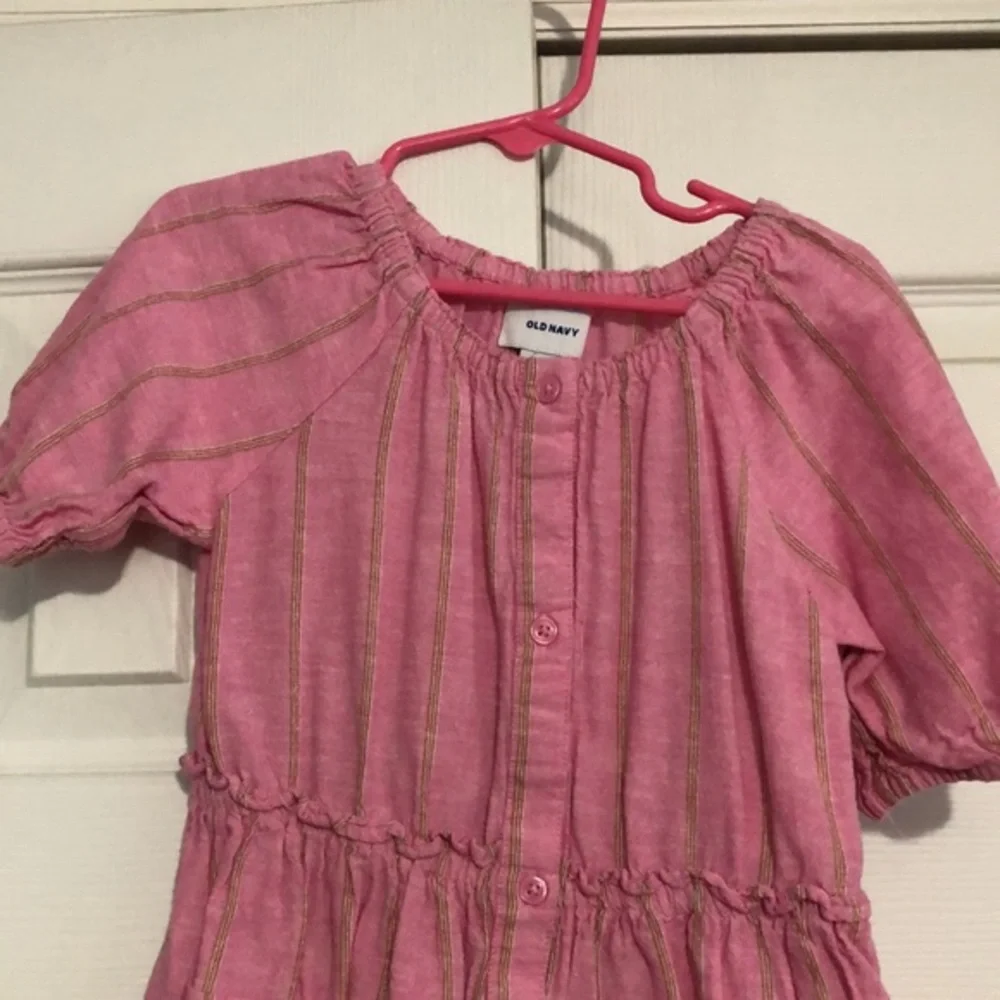 Old navy girls peasant boho button up dress size‎ 5T